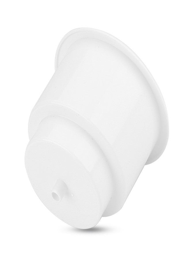 Keenso Boat Cup Holder, Universal Plastic Drink Cup Holders For Boat Replacement Cup Holder with Insert Drain Hole Marine Boat Cup Holder White/Black (White) - Image 1