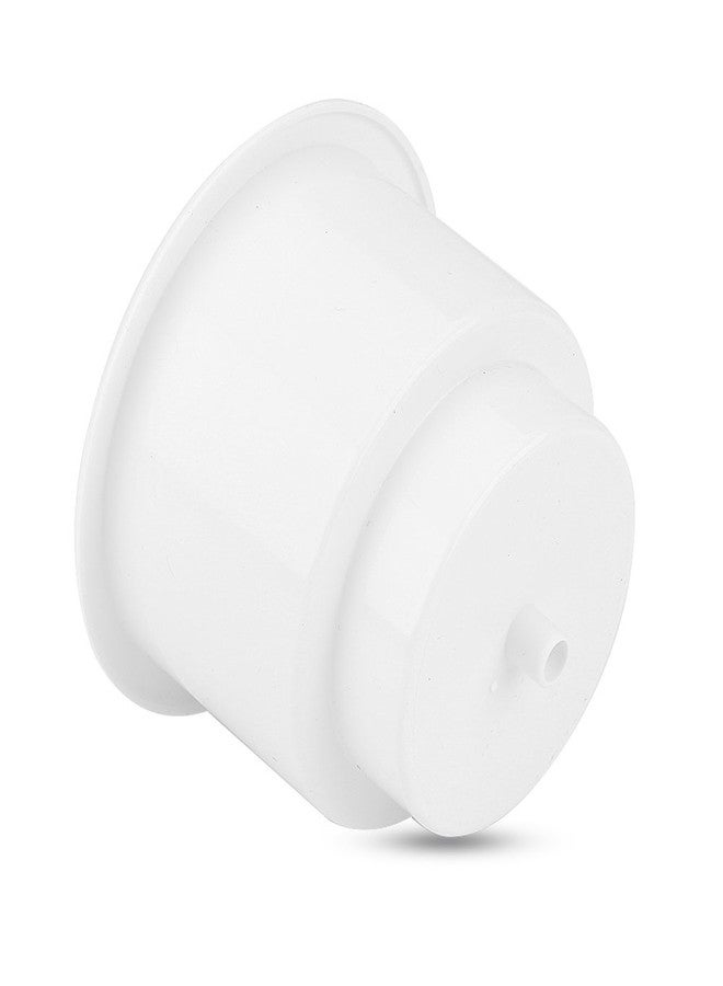 Keenso Boat Cup Holder, Universal Plastic Drink Cup Holders For Boat Replacement Cup Holder with Insert Drain Hole Marine Boat Cup Holder White/Black (White) - Image 3