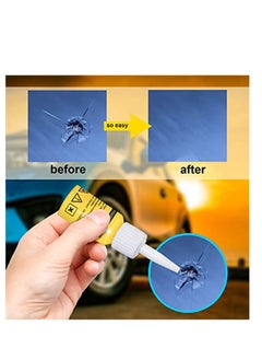 SYOSI Windshield Crack Repair Kit, 2PCS Automotive Glass Nano Repair Fluid, Car Windshield Repair Resin Cracked Glass Repair Kit, Glass Corrector Set, Crack Repairing, for Car  - Image 5