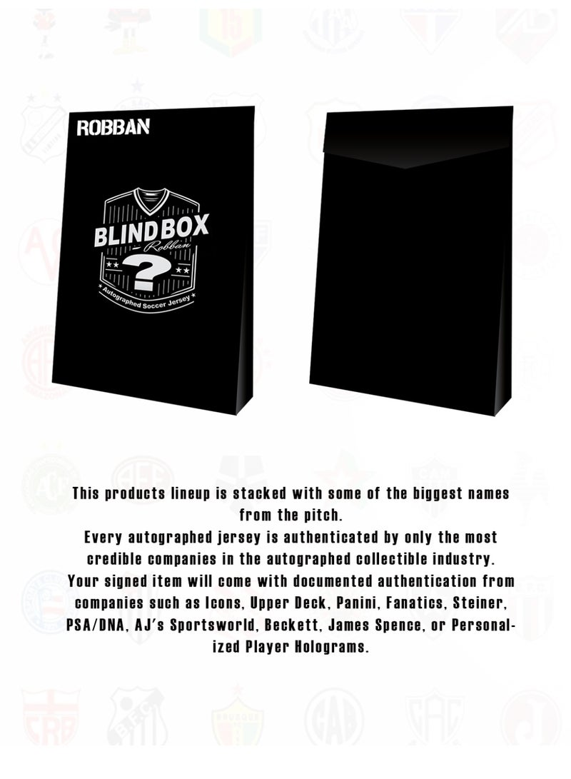 روبّان احصل على قمصان حصرية موقعة تتضمن نيمار جونيور وميسي CR7 ولامين يامال، قمصان كرة قدم محدودة الإصدار، صندوق أعمى - مقتنيات معتمدة عالميًا - Image 2