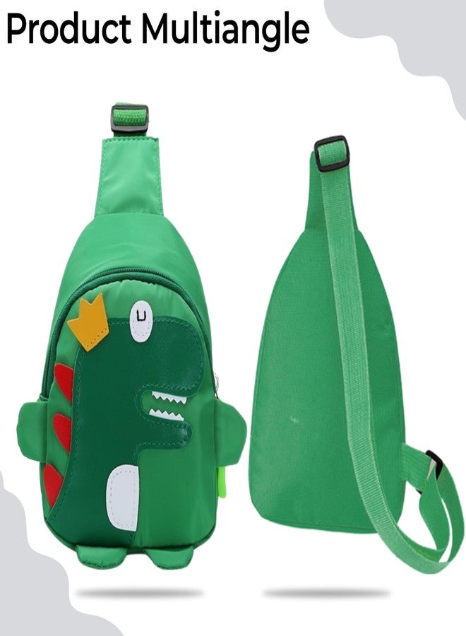 BEMBIKA Baby Shoulder Bag Stylish Cross Body Sling Bag, Small Daypack for Kids Boys & Girls -(1-7 Years | Green) - Image 2