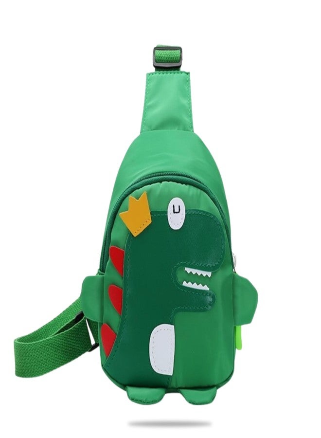 BEMBIKA Baby Shoulder Bag Stylish Cross Body Sling Bag, Small Daypack for Kids Boys & Girls -(1-7 Years | Green) - Image 1