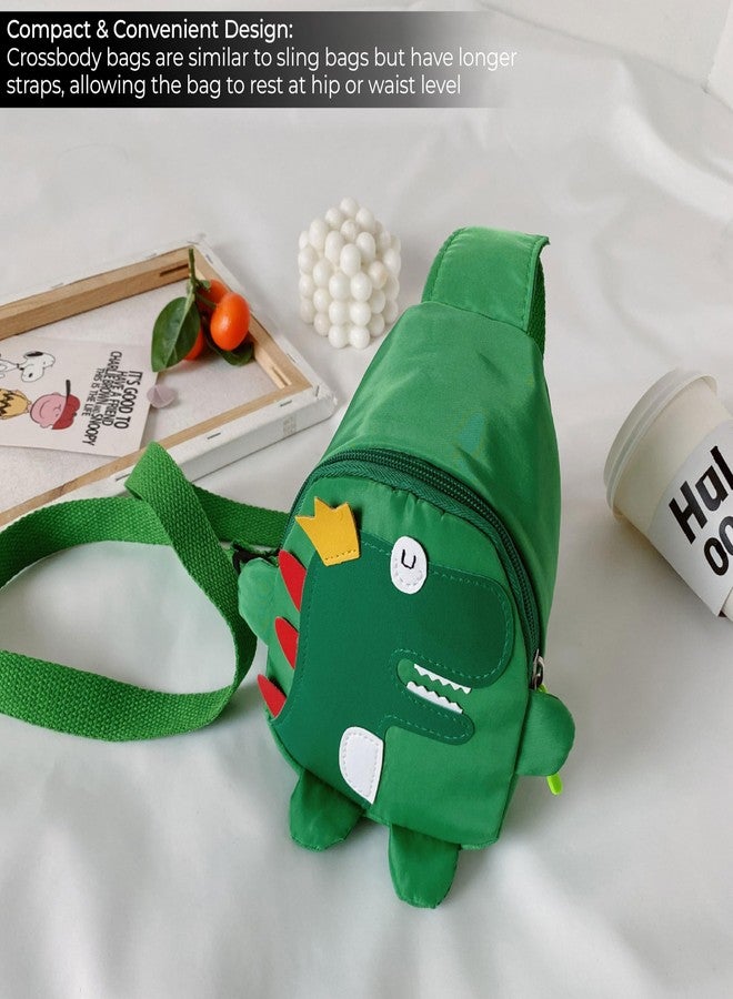 BEMBIKA Baby Shoulder Bag Stylish Cross Body Sling Bag, Small Daypack for Kids Boys & Girls -(1-7 Years | Green) - Image 5