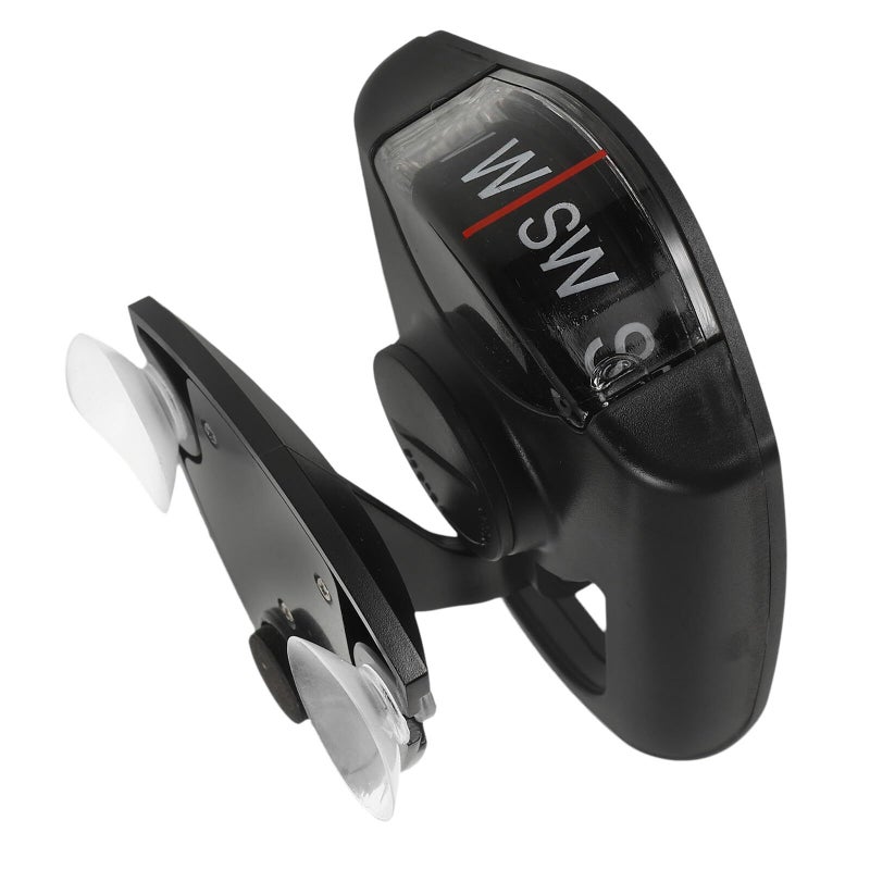 Car Auto Compass With Inclinometer Black Suction Cup Dashboard Ball for Vehicle Navigation - Image 2