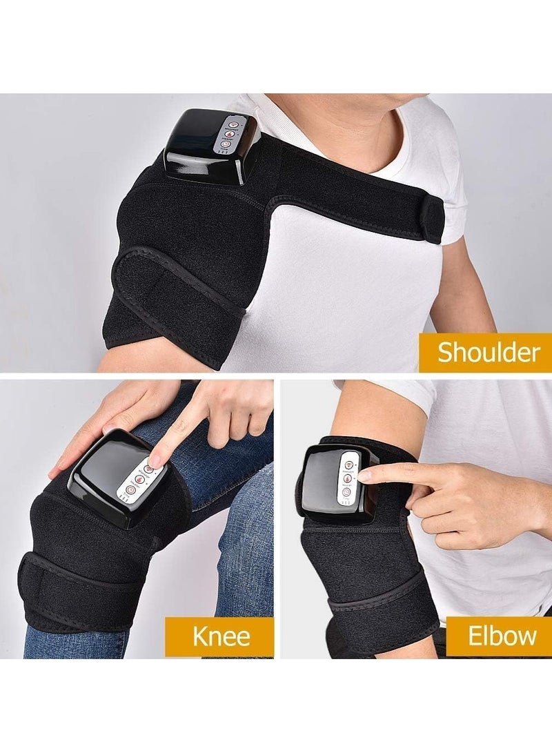 3 in 1 Electric Knee Massager - Infrared Heating Support with Thermal Vibration, for Joint, Knee, Shoulder, Elbow and Leg Pain Relief - Image 3