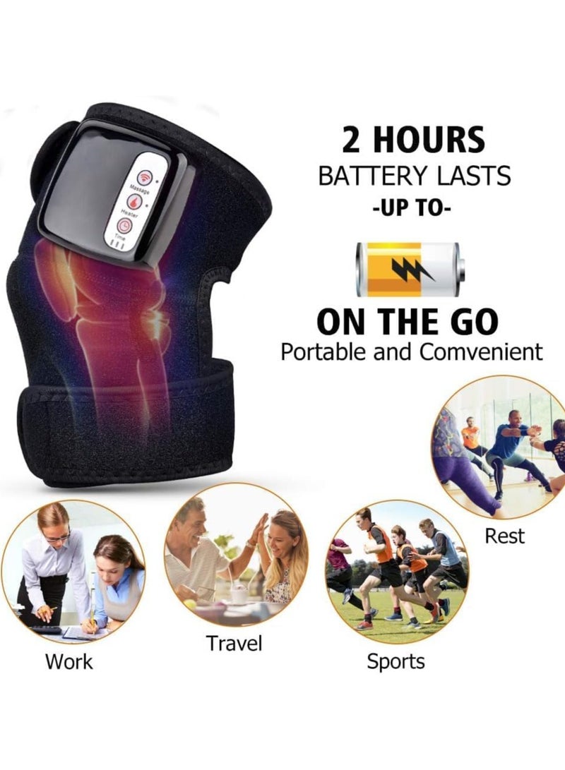 3 in 1 Electric Knee Massager - Infrared Heating Support with Thermal Vibration, for Joint, Knee, Shoulder, Elbow and Leg Pain Relief - Image 5