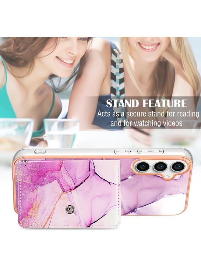 اس-توب جراب لهاتف Samsung Galaxy S23 FE 5G بنمط رخامي وفتحة بطاقة IMD - Image 5