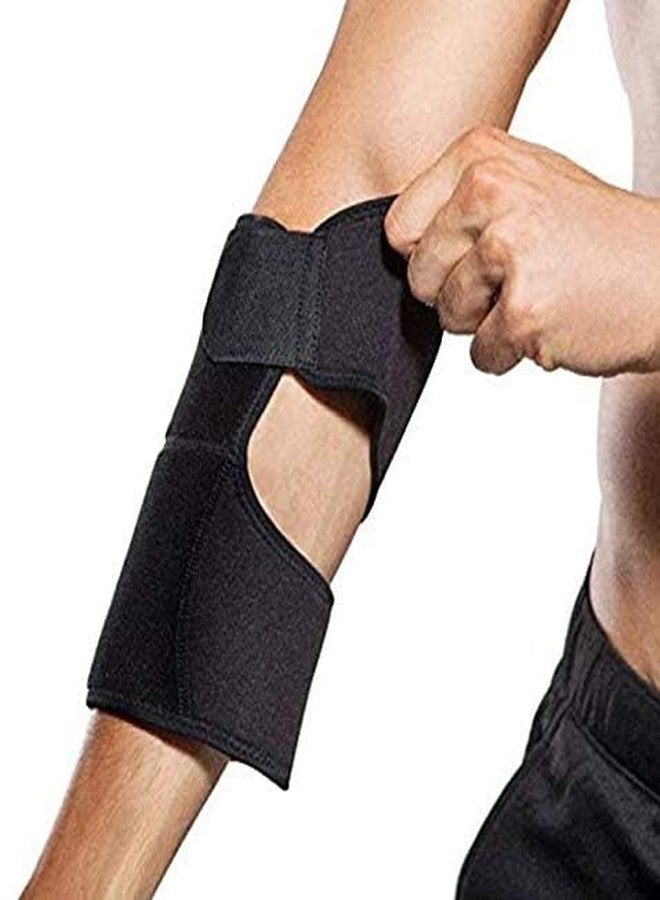 TIMA Elbow Supporter Brace for Men and Women, Adjustable Tennis Elbow Support Brace Ulnar Nerve Entrapment Splint for Golf Epicondylitis and Sports Recovery, Provides Support & Ease Pains - Black - Image 3