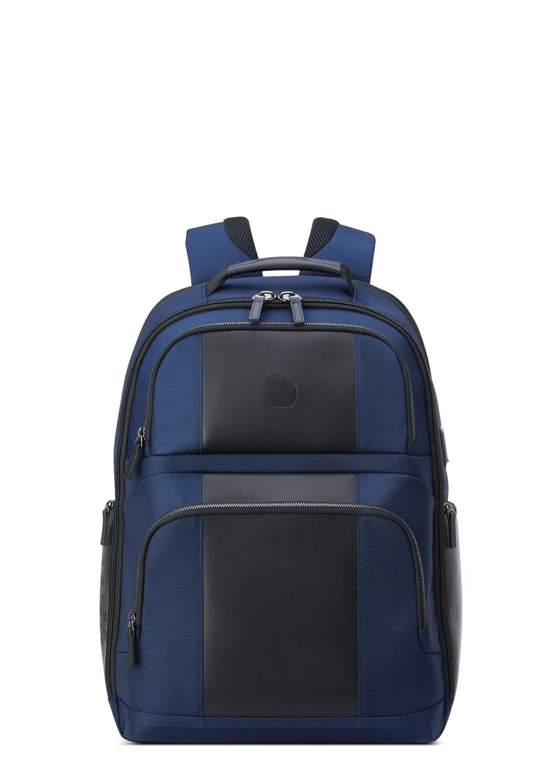 DELSEY Paris Wagram Compartment Backpack Laptop  17. 3 inch Navy Blue - 00119962002