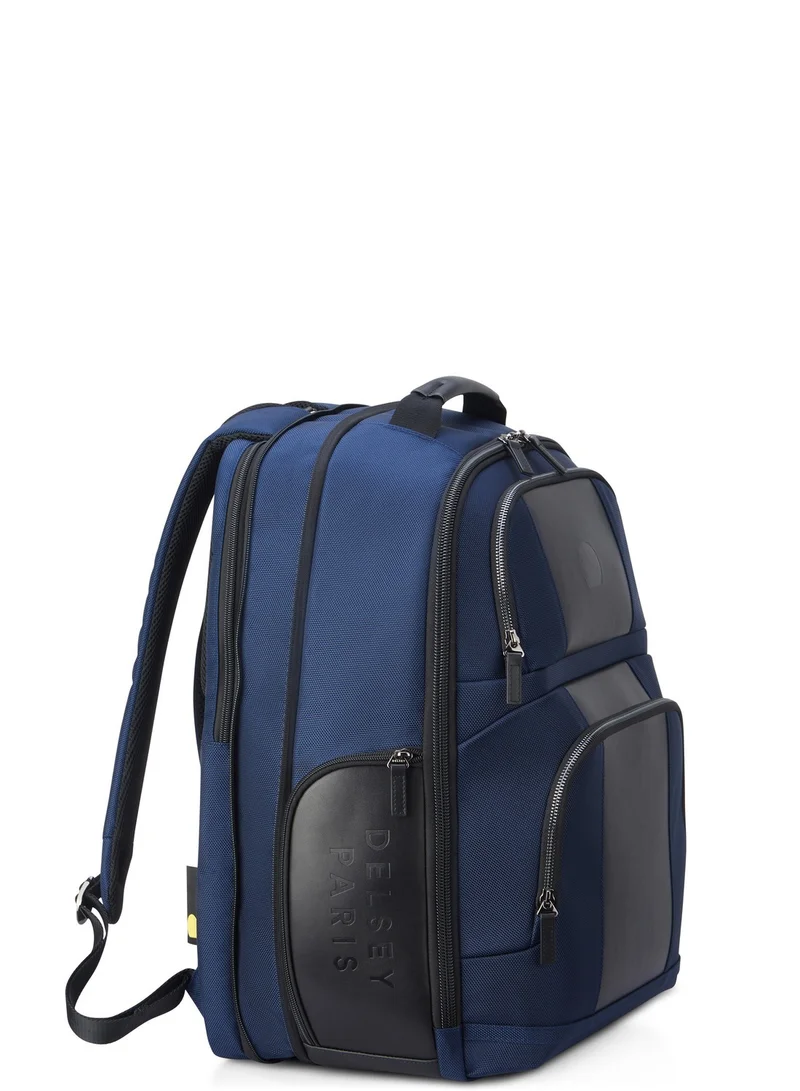 DELSEY Paris Wagram Compartment Backpack Laptop  17. 3 inch Navy Blue - 00119962002
