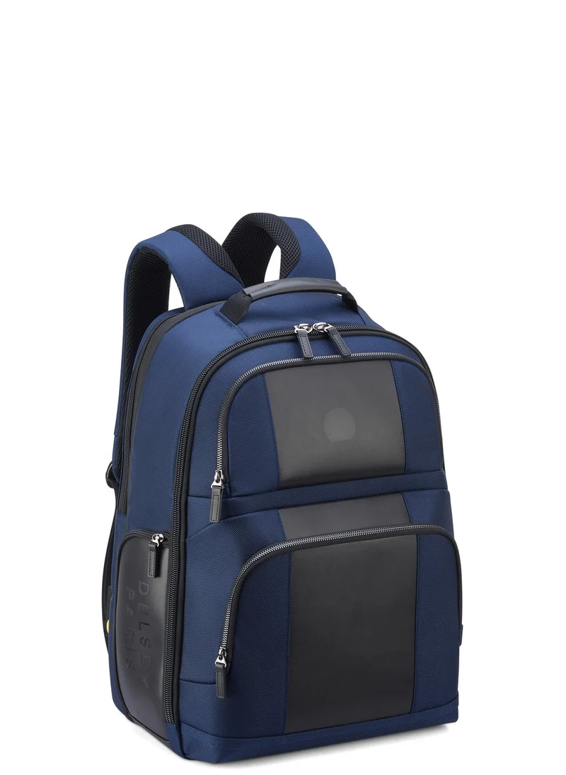 DELSEY Paris Wagram Compartment Backpack Laptop  17. 3 inch Navy Blue - 00119962002