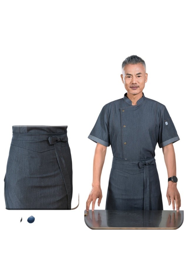 KUYING New Chef Workwear Top+Apron Set - Image 1