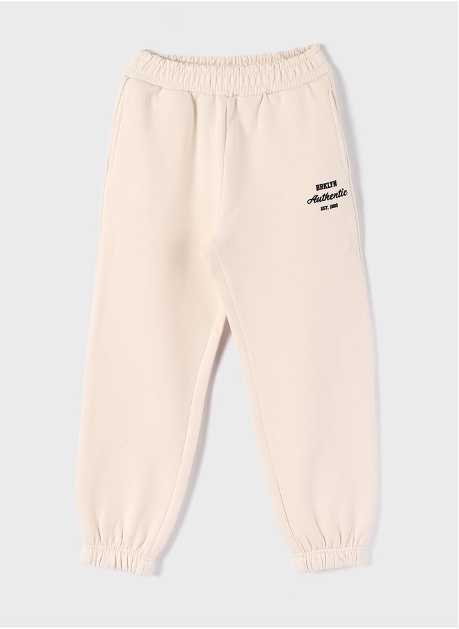 LC WAIKIKI Elastic Waist Printed Girl Jogger Sweatpants  - Image 1
