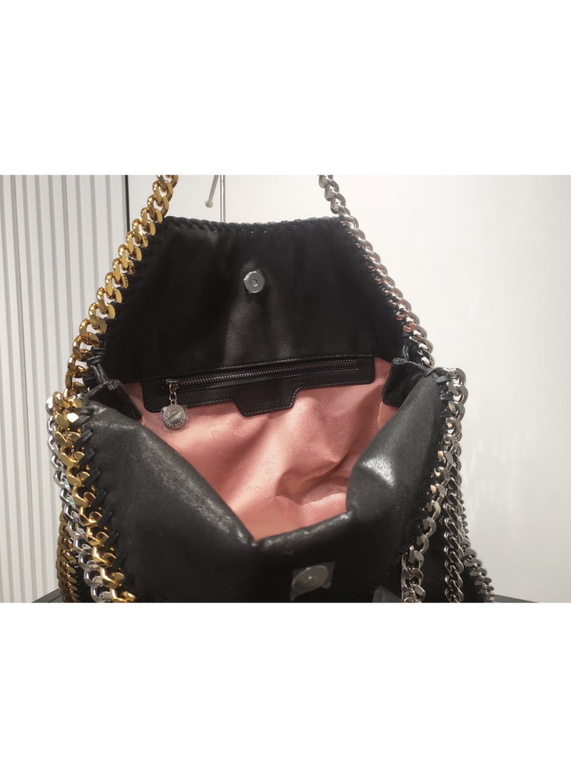 stella falabella chain Fold-Over LARGE size tote bag - Image 3