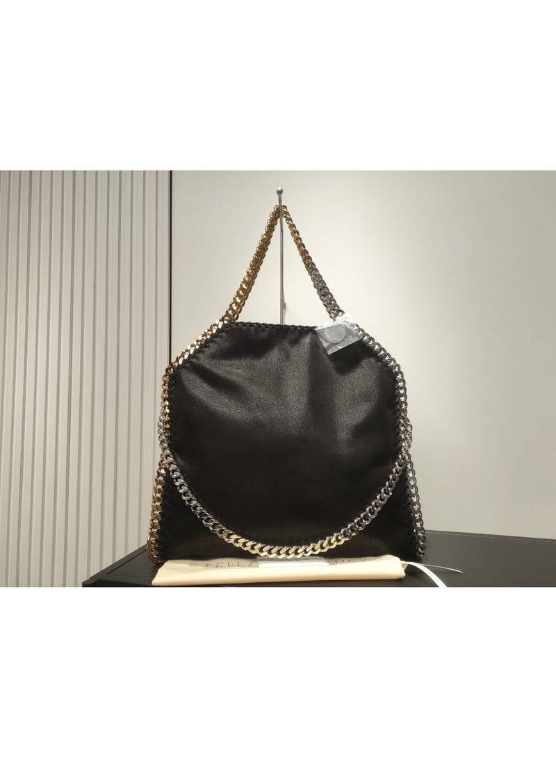 stella falabella chain Fold-Over LARGE size tote bag - Image 1
