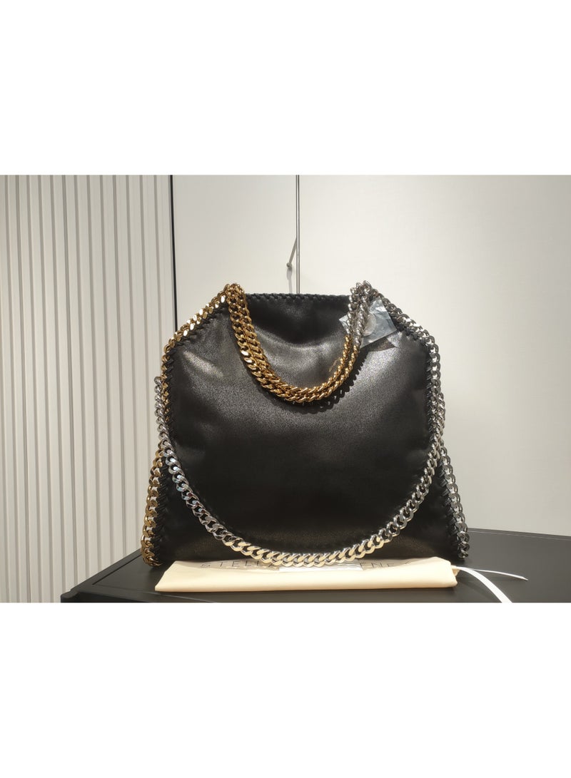 stella falabella chain Fold-Over LARGE size tote bag - Image 2