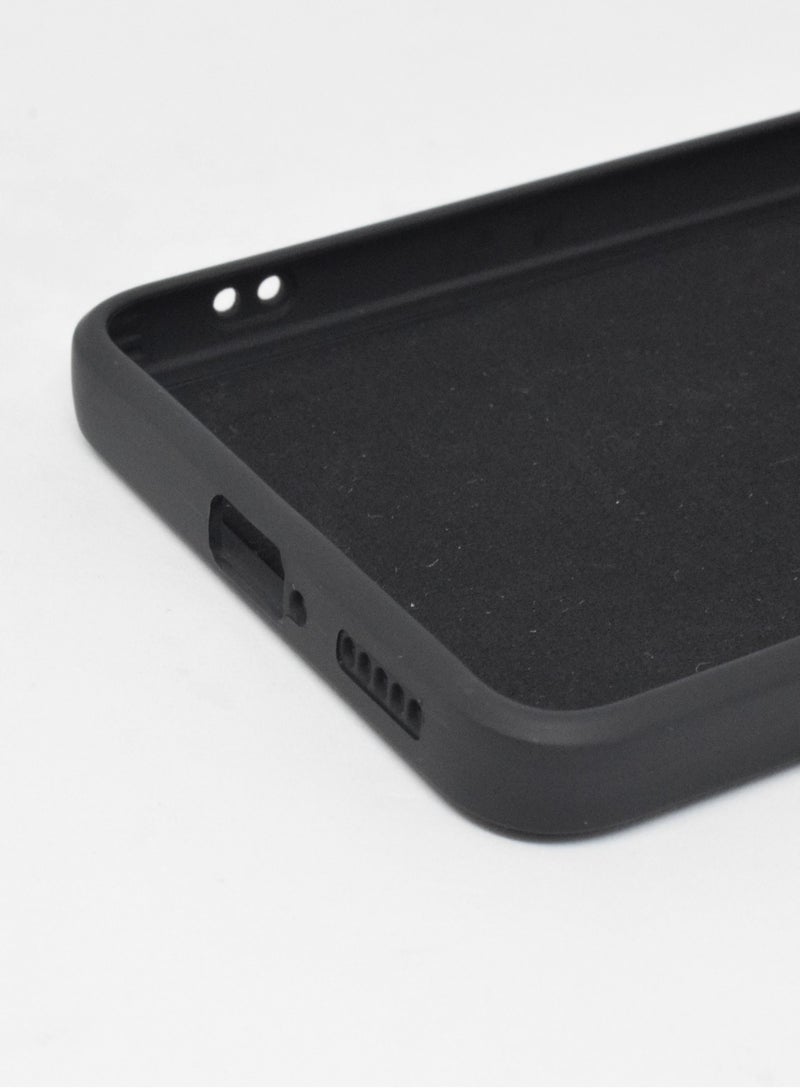 BORTONY Slim Silicone Case Compatible with Xiaomi Redmi Note 11 Pro+5G Case with Soft Matte Finish Grip Camera Cutout (Black Matte) - Image 5