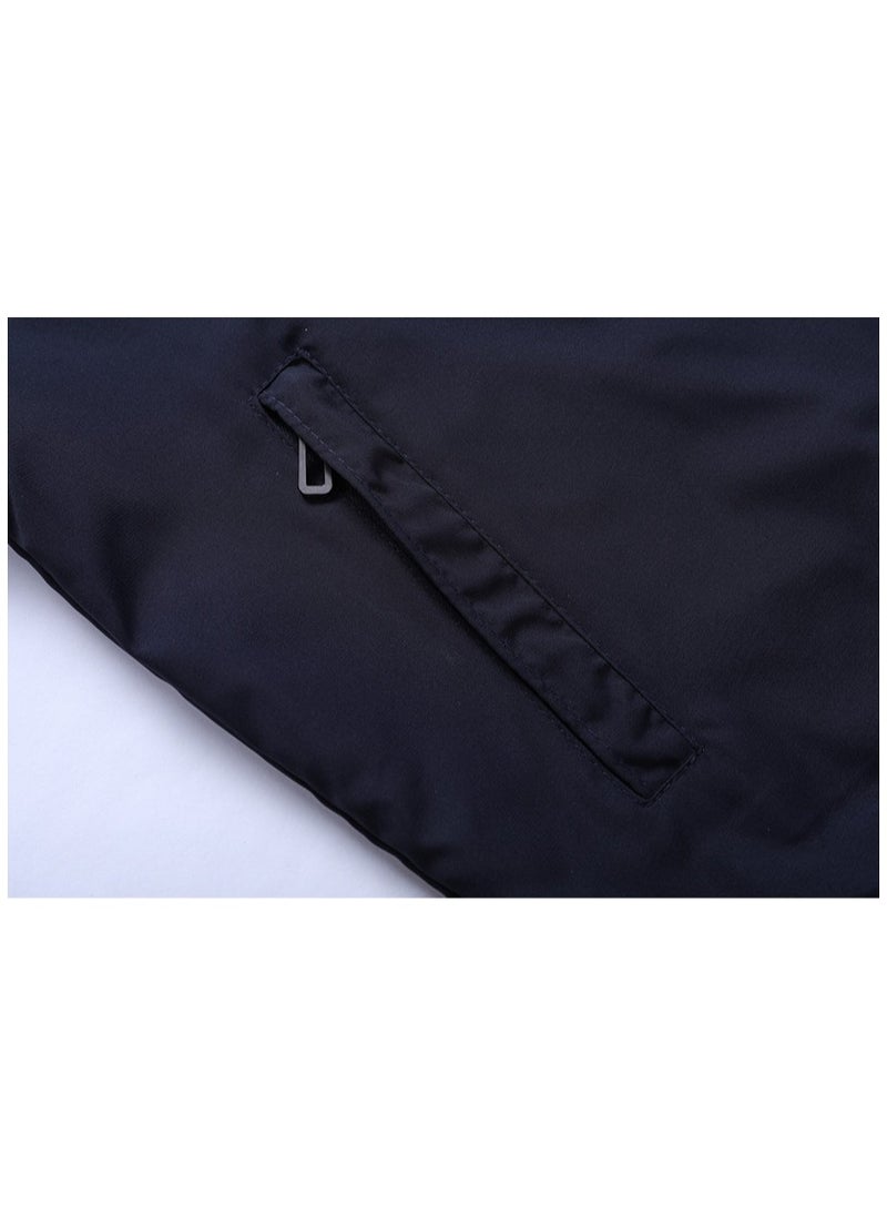 NIBEMINENT - Men's Summer Bomber Jacket Varsity Lightweight Coat Baseball Jackets with Zip Pockets - Image 1