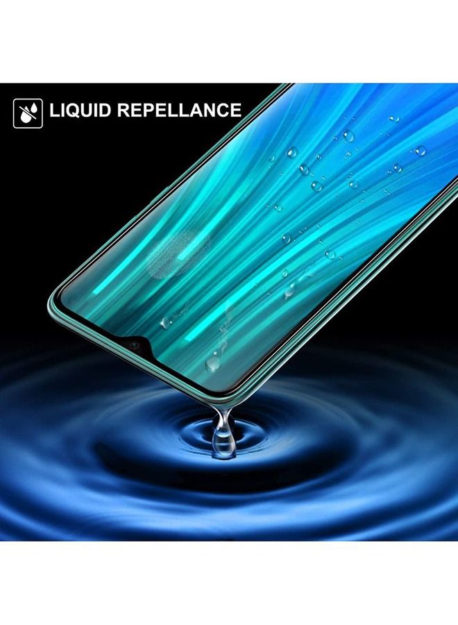 واقي شاشة بتغطية كاملة لهاتف شاومي ريدمي نوت 8 برو أسود / شفاف - Image 4