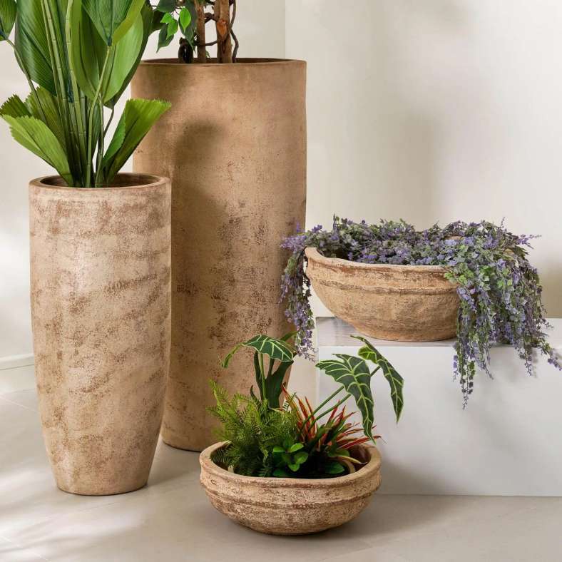 Pan Home Delilah Terracotta Vase 34x72cm- Brown - 112AIC9903543 - Image 3