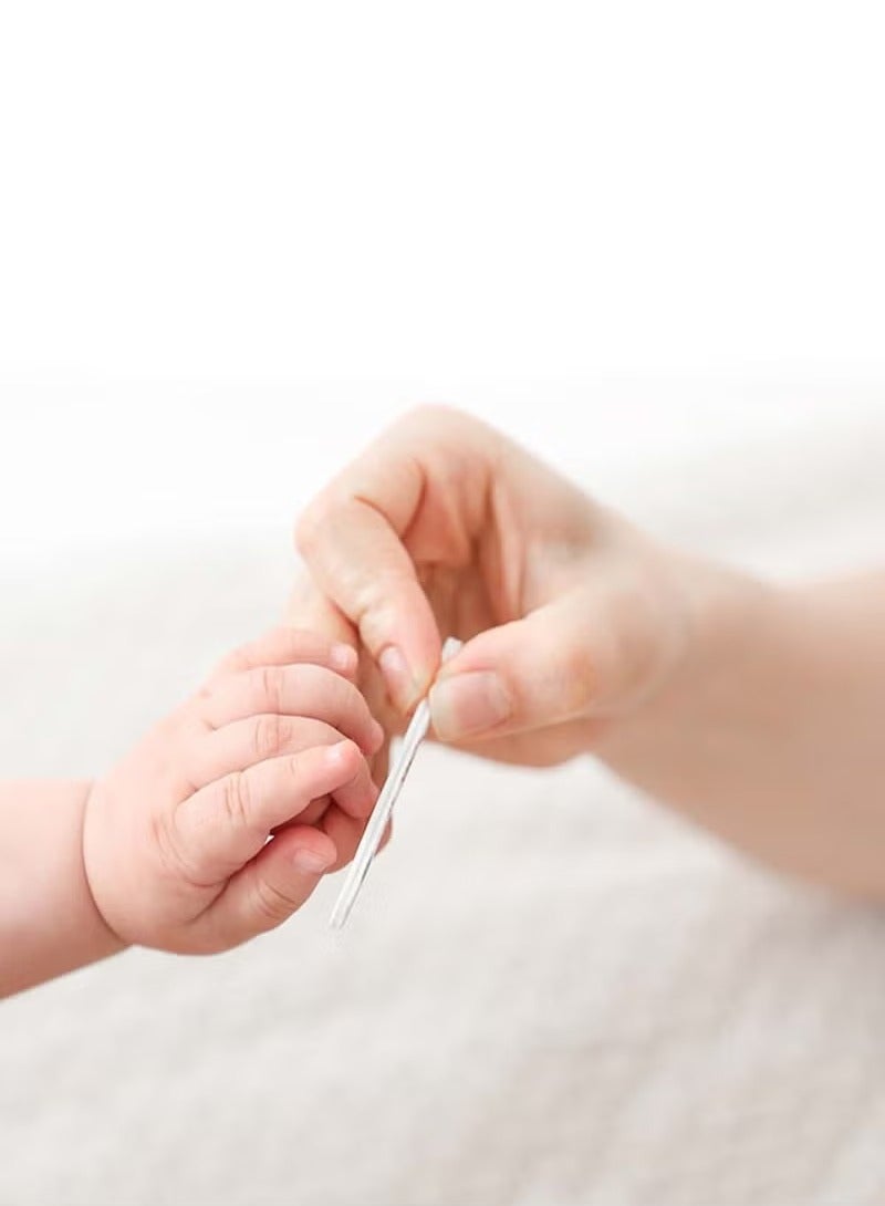 100-Piece Mini Manicure Nail File Set Pink/Blue Double Sided Hard Dead Skin Remover Tool Multicolour - Image 3