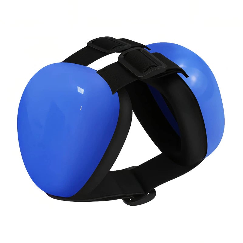 derYEP Dog Earmuffs for Hearing Protection 29dB NRR Ear Muffs Noise Protection Large Blue