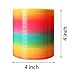 Vinciph Rainbow Coil Magic Spring ToyColorful Rainbow Neon Plastic Spring Toy Party Supplies for Boys Girls Gift ToysEasterHalloween 4 x 4 inch - Image 4