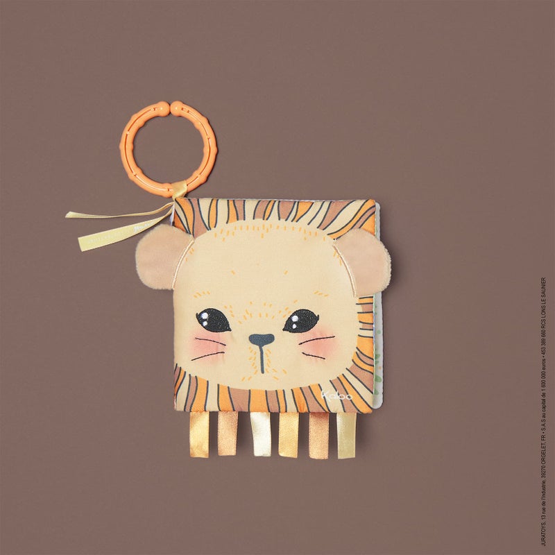 Kaloo  My First Curious Lion Cub Activity Book  Cuddling for Comfort  Soft Fabric Pages  Encourages Early Reading  High Safety Standards - Image 3