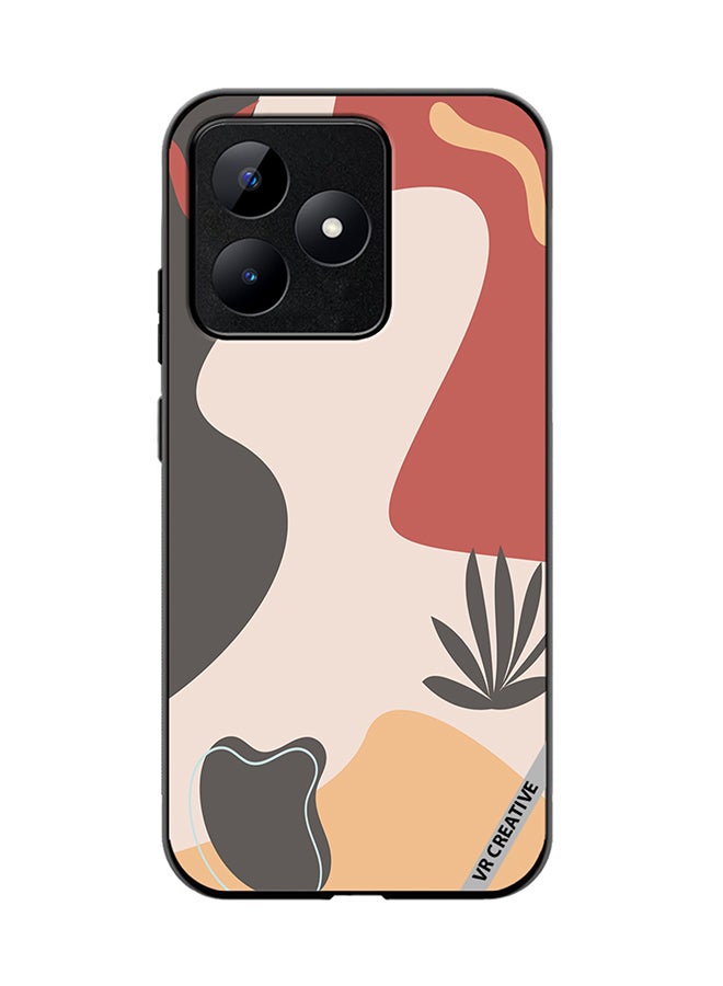 VR CREATIVE Protective Case Cover For Realme C53 Printable Template With Abstract Geometric Shapes, Nature Aesthetic Texture, Design Multicolour - Image 1
