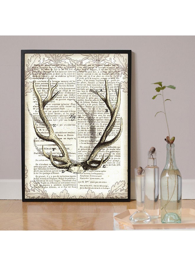 نيبمينينت لوحة بتصميم قرون لطيفة متعدد الألوان 40.7x40.7x3سنتيمتر