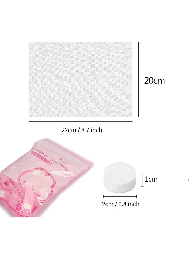 Ant 100-Piece Soft Compressed Towels, Disposable Face Compressed Towel, Portable Mini Compressed Hand Wipe for Travel Beauty Outdoor Sports  - Image 2