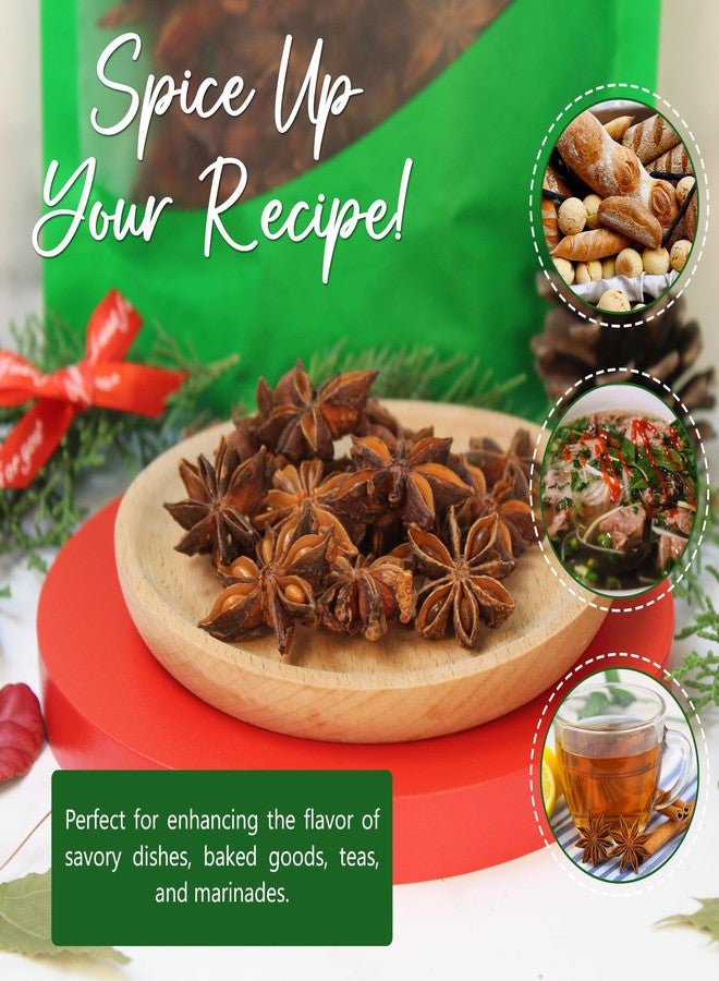NPG Whole Chinese Star Anise Pods 16 Ounces, 100% Natural Whole Anise Star Pods Sun Dried Spice, Anis Estrella/Badian Khatai/Illicium Verum, Widely Used for Baking, Cooking, and Tea - Image 5