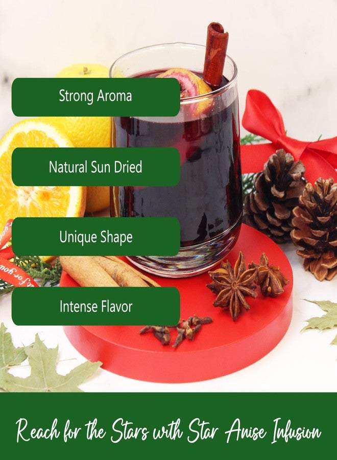 NPG Whole Chinese Star Anise Pods 16 Ounces, 100% Natural Whole Anise Star Pods Sun Dried Spice, Anis Estrella/Badian Khatai/Illicium Verum, Widely Used for Baking, Cooking, and Tea - Image 4