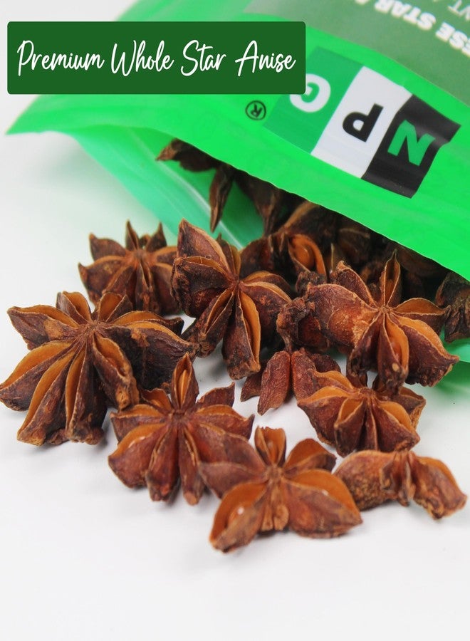 NPG Whole Chinese Star Anise Pods 16 Ounces, 100% Natural Whole Anise Star Pods Sun Dried Spice, Anis Estrella/Badian Khatai/Illicium Verum, Widely Used for Baking, Cooking, and Tea - Image 3