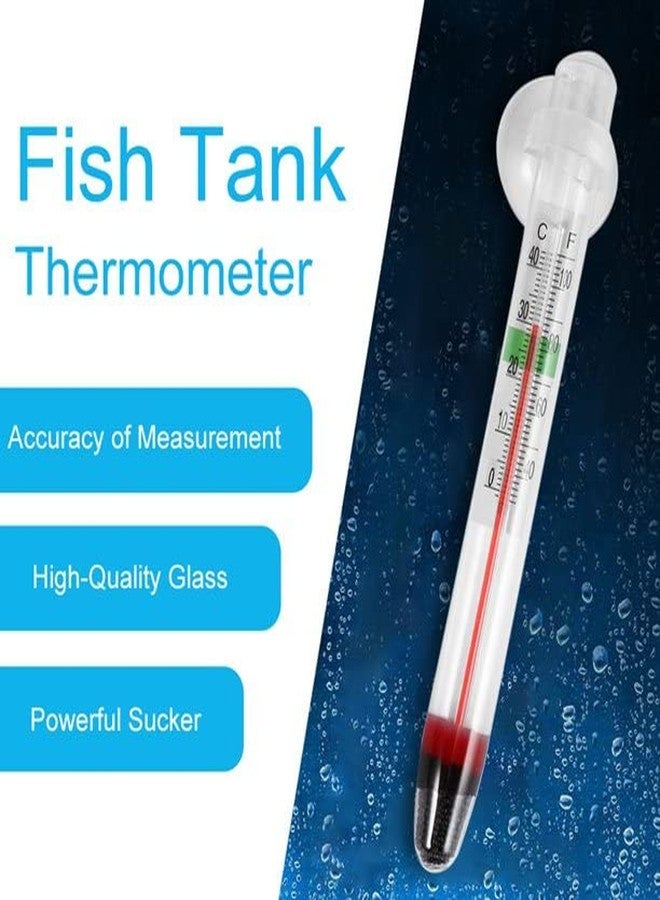 VAYINATO PetzLifeworld Aquarium Tank Glass Cylinder Thermometer (Pack of 1) - Image 4