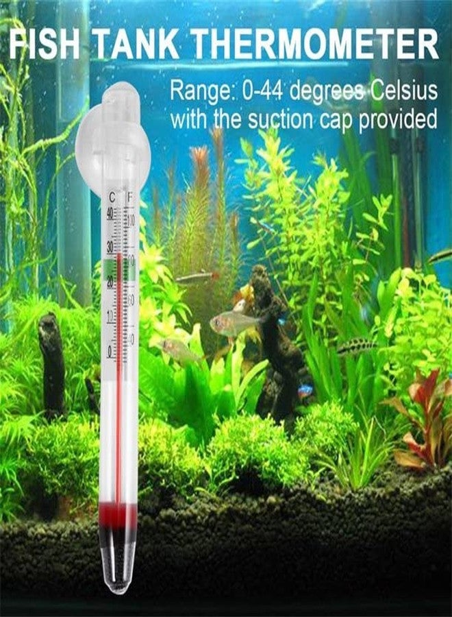 VAYINATO PetzLifeworld Aquarium Tank Glass Cylinder Thermometer (Pack of 1) - Image 3