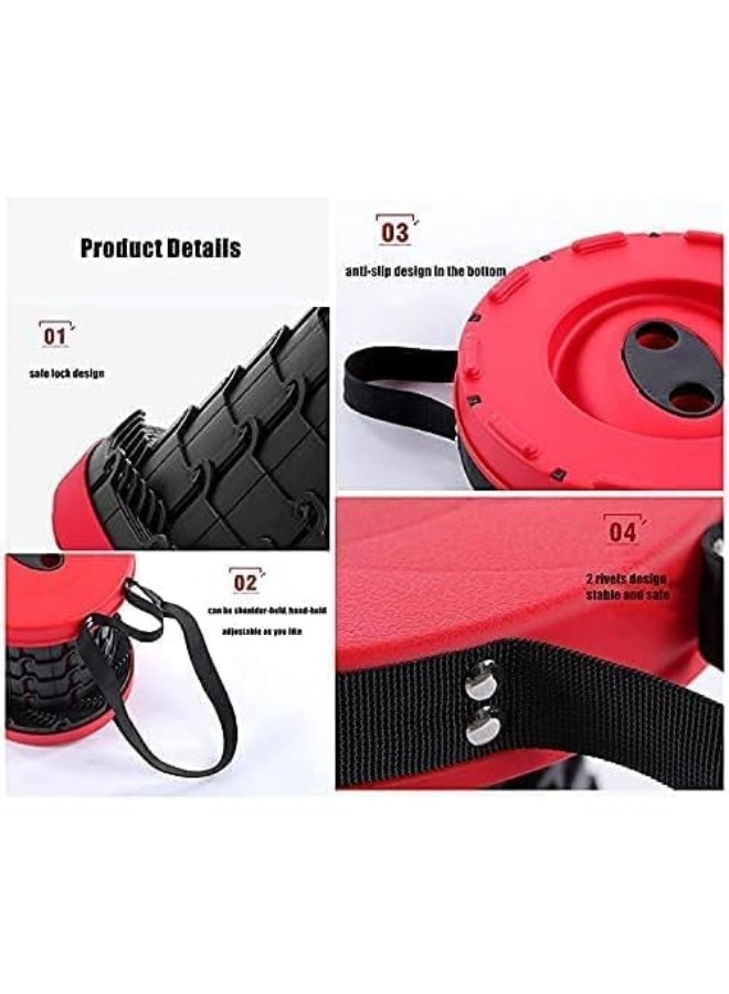 JAJEEK Retractable Stool - Portable Telescoping Collapsible Seat - Small Folding Telescopic Chair for Sitting, Camping, Fishing, Travel - Simple, Lightweight & Foldable Outdoor Plastic Camp Chairs for Adults - Image 4