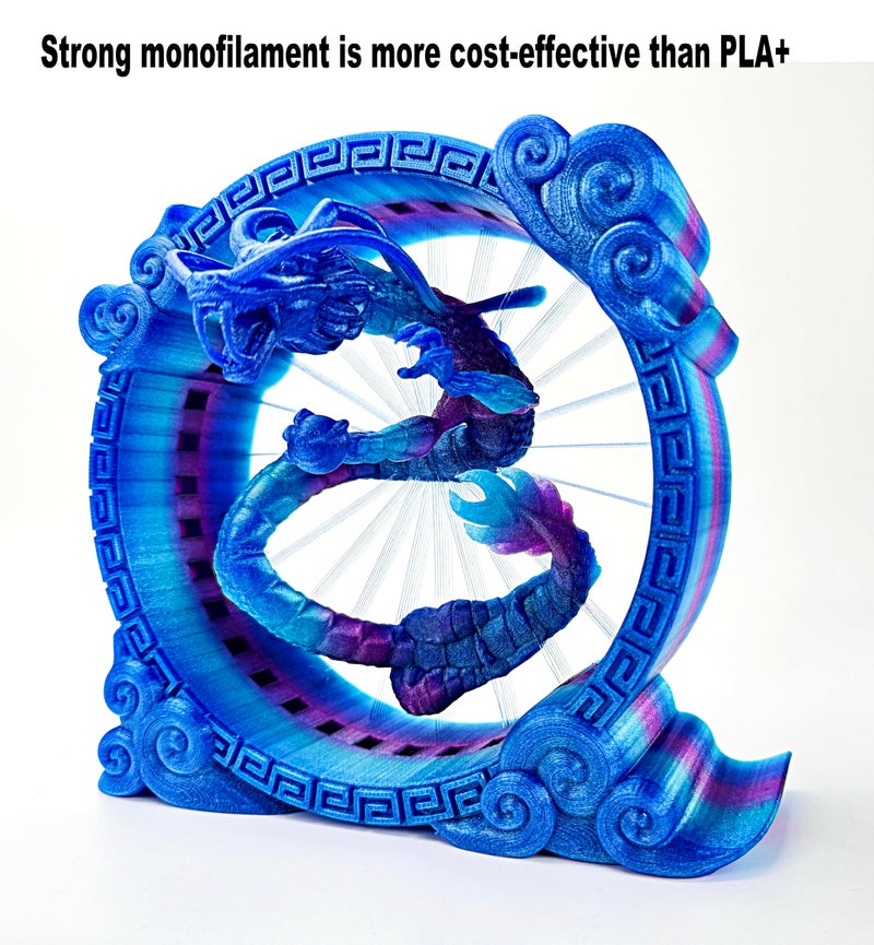 Stronghero3D PETG 3D Printer Filament 1.75mm,Multicolor,Chameleon,Color Change with Light and Angle,1kg(2.2lbs) Accuracy +/-0.05mm for ender3 Cr10 - Image 3