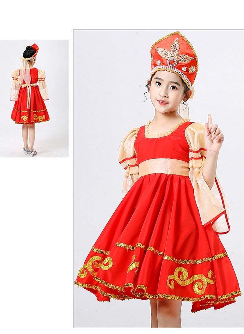 Al Aoyama - Russian dance costumes, elegant large swing skirts princess costumes, performance tutu skirts 4~18 ages - Image 1