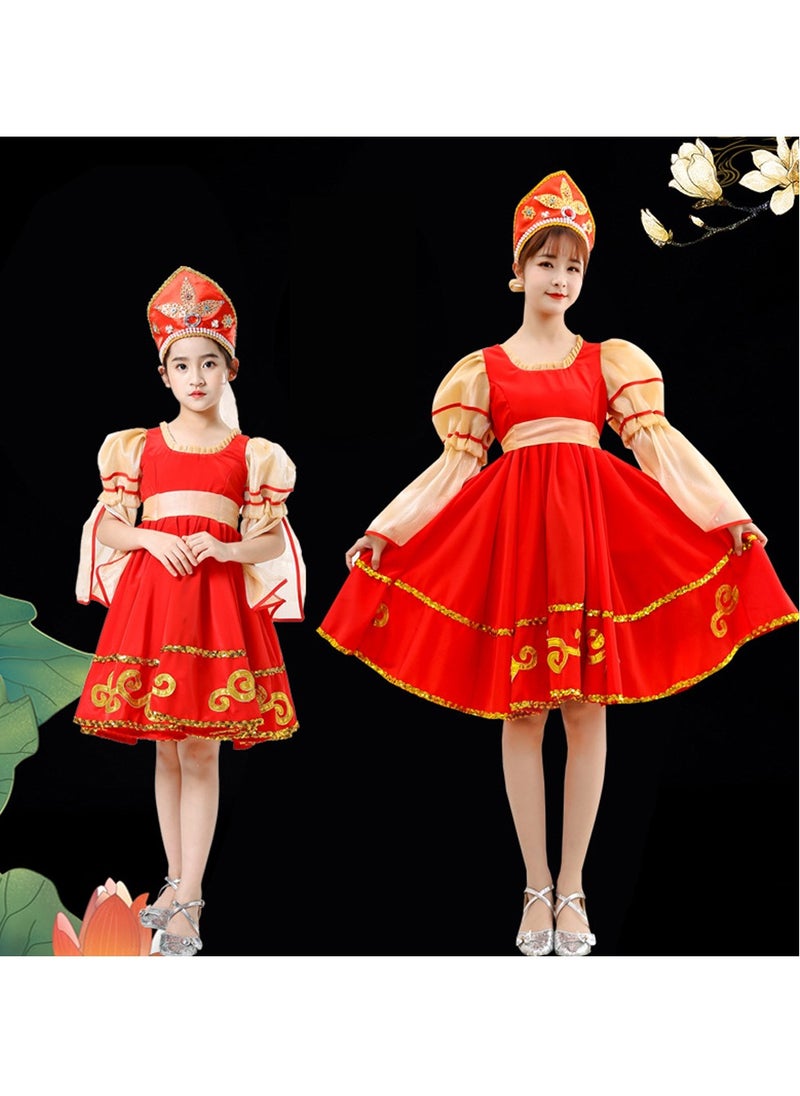 Al Aoyama - Russian dance costumes, elegant large swing skirts princess costumes, performance tutu skirts 4~18 ages - Image 1
