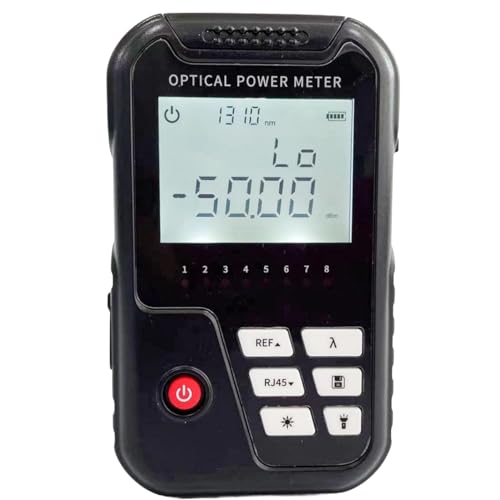 Corslet 3 in 1 Fiber Optical Power Meter with Laser Light FC/SC Universal Interface Visual Fault Locator 2mw Vfl Lan Tester Rj45 Network Ethernet Cable Tester -50~+26dBm Rj45 Optical Multi Meter - Image 1