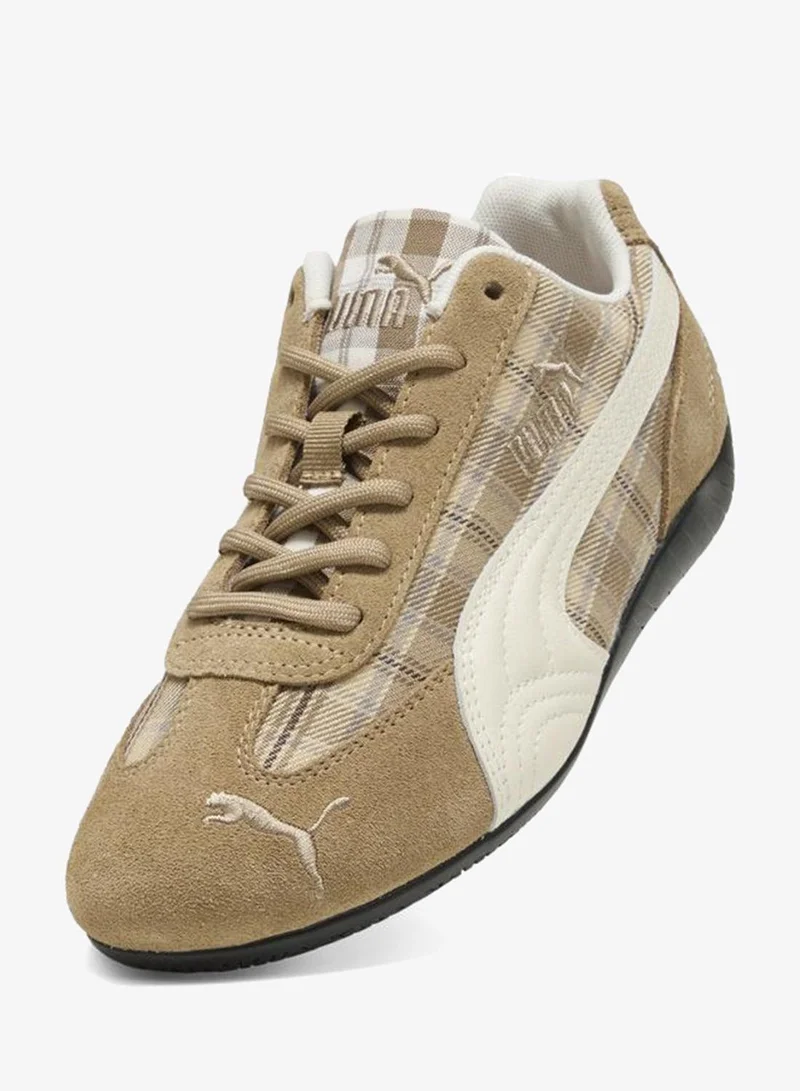 Puma Soft Taupe-Frosted Ivory Speedcat Patch Sneakers Unisex  | Best Price UAE