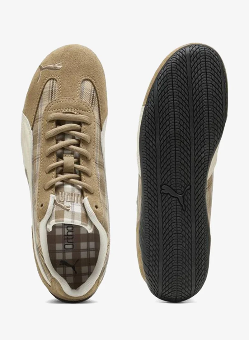 Puma Soft Taupe-Frosted Ivory Speedcat Patch Sneakers Unisex  | Best Price UAE