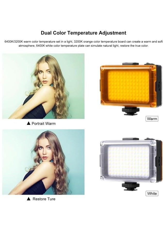 AL RAID 104 LED 1800LM Professional Vlogging Photography Video & Photo Studio Light with White and Orange Magnet Filters Light Panel for Camera - Image 3