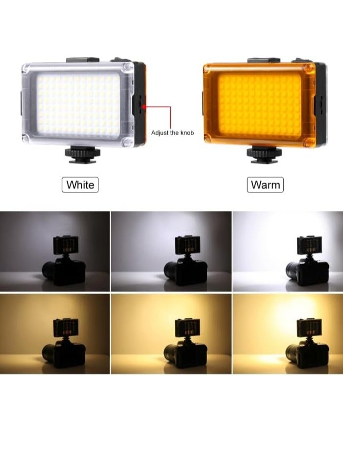 AL RAID 104 LED 1800LM Professional Vlogging Photography Video & Photo Studio Light with White and Orange Magnet Filters Light Panel for Camera - Image 4