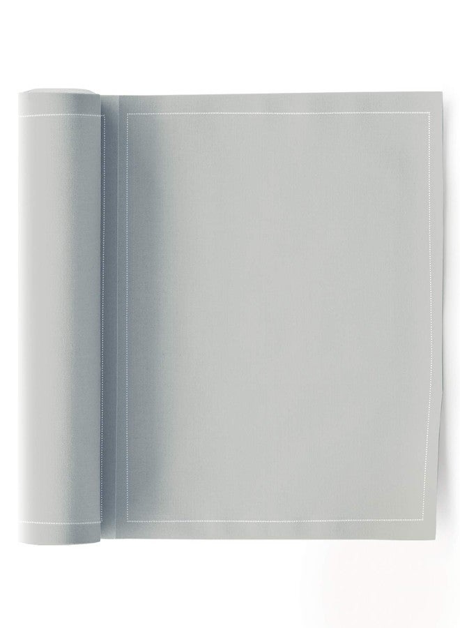 MY DRAP Cotton Luncheon Napkins, Washable and Reusable (25 Napkins, Pearl Grey) - Image 1