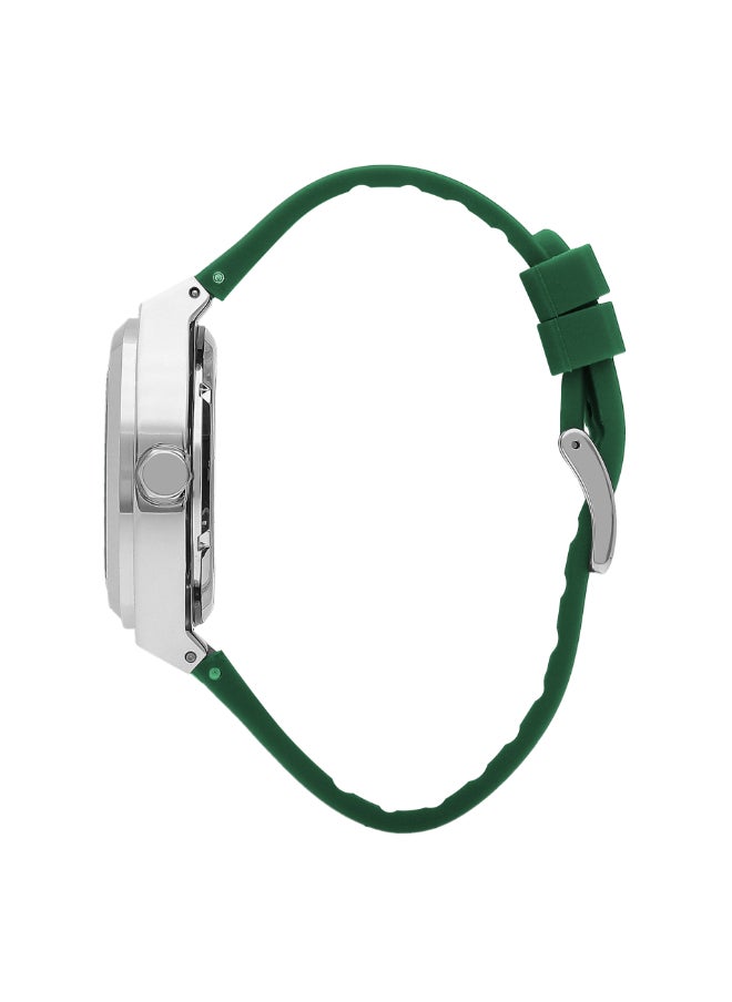 Lee Cooper Lee Cooper Men's G32665ZH Movement Watch, Automatic Display and Silicone Strap - LC07902.377, Green  - Image 2