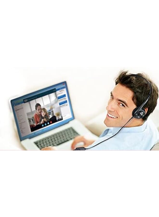 جينيس سماعة كمبيوتر M200C سوداء مقاس واحد - Image 3