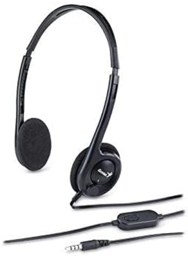 جينيس سماعة كمبيوتر M200C سوداء مقاس واحد - Image 2