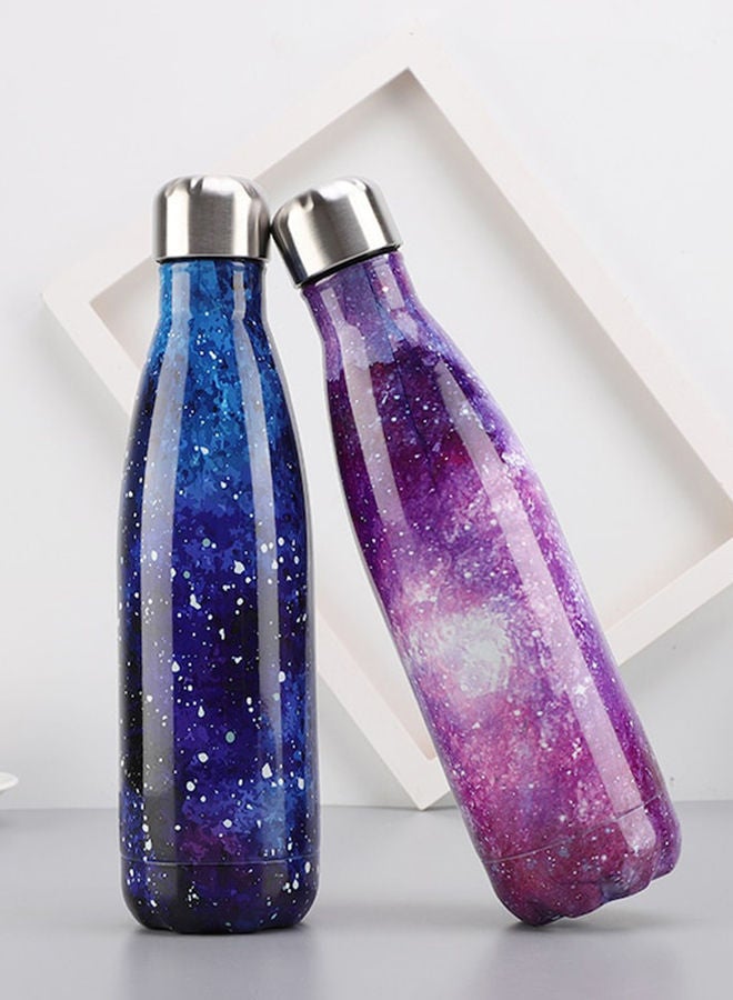 NIBEMINENT Vacuum Insulated Double Wall Stainless Steel Water Bottle Purple 28x7.5cm - Image 2